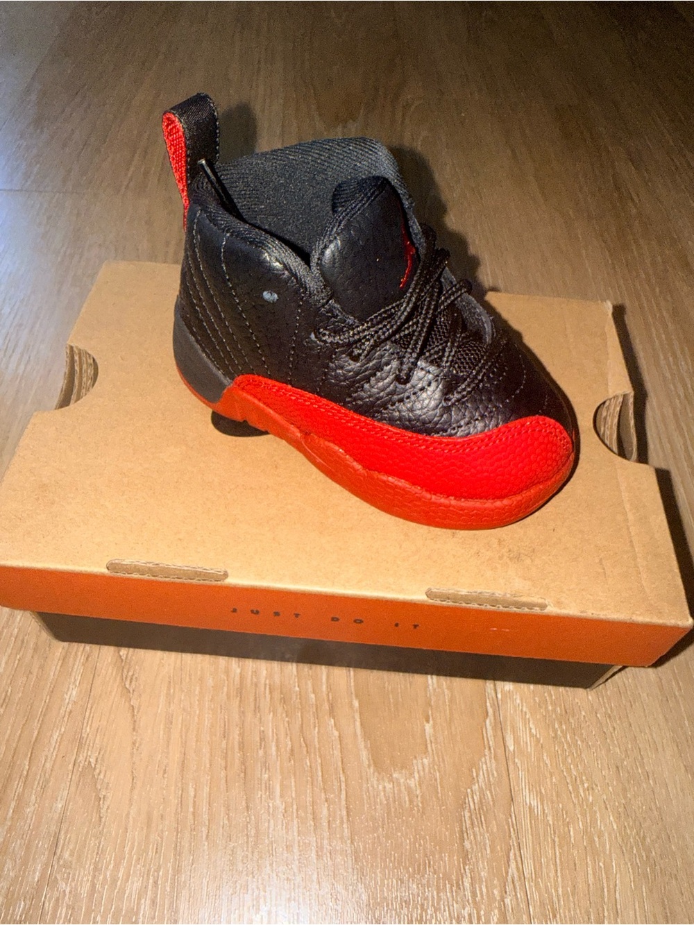 Jordan Toddlers' Black and Red High-Top Sneakers & Black and Blue 5s
